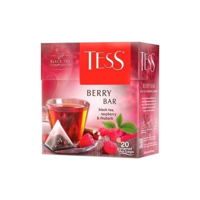 Чай Tess (Тесс) Berry Bar, черный c ежевикой и черной смородиной