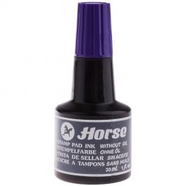 Краска штемп. фиолетовая  30мл, Horse (12)