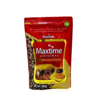 Кофе растворимый MaxTime 300г, сублимированный, мягкая упаковка