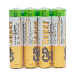 Батарейка  GP Super  ААА, алкалиновая 1.5V (4)