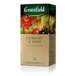 Чай Greenfield  Currant&Mint, черный со вкусом смородины и мяты, 25п / 1.8г