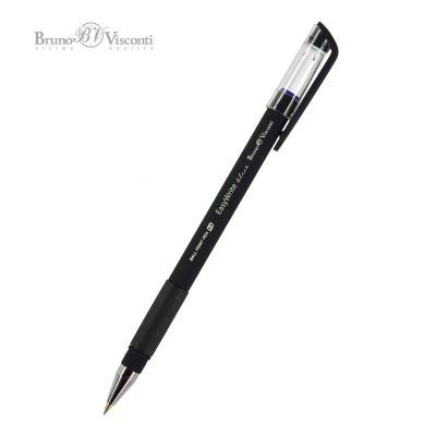 Ручка шар.  Bruno Visconti  EasyWrite Black, синяя 0.5мм (24)