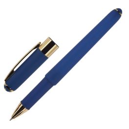 Ручка шар.  Bruno Visconti Monaco, синяя 0.5мм, корпус темно-синий (12)