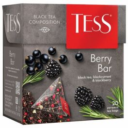 Чай Tess (Тесс), Пирамида, Berry Bar 1.8гр