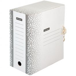 Короб архивный 150мм на завязках  OfficeSpace,  белый  до 1400л (20)