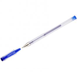 Ручка гел.  OfficeSpace  синяя 0.5мм, прозр.корпус (12)