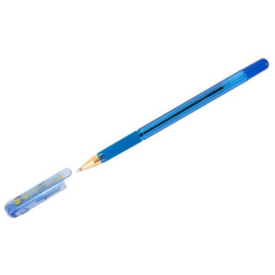 Ручка шар.  MC-Gold  1.0мм синяя, рез.держ. со ш/к, к/у (12)