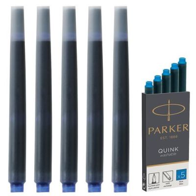 Картридж  Parker  Cartridge Quink синий , длинный (5)