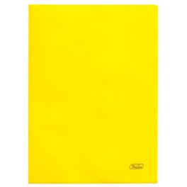 Папка - уголок  .А4 Hatber, 180мкм непрозрачная Желтая  (20/400)