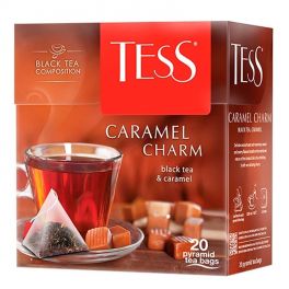 Чай Tess (Тесс) Caramel Charm, черный, фруктовый с карамелью, 20п/1.8г