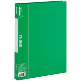 Папка - скоросшиватель  Berlingo Standard + карман  700мкм  зеленая  (30)
