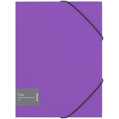 Папка на резинке  36мм  Berlingo Fuze, фиолетовая 0.6мм, до 300 листов (35)