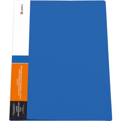 Папка - скоросшиватель Lamark  Синяя 0.60мм, корешок 17мм (30)