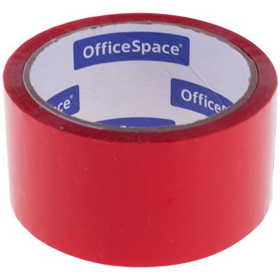 Скотч  цв. красный  48мм*40м  OfficeSpace, 45мкм