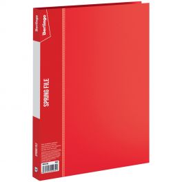 Папка - скоросшиватель  Berlingo Standard + карман  700мкм  красная  (30)