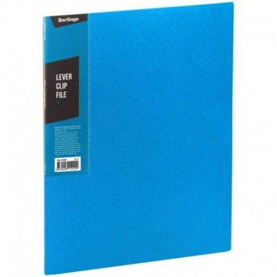 Папка с зажимом  Berlingo Color Zone, Синяя,  600мкм, 17мм  (30)