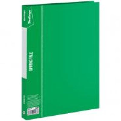 Папка с зажимом  Berlingo Standart  Зеленая 700мкм + карман, корешок 17мм, до 100л (30)