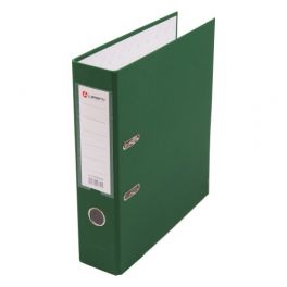 Регистратор  50мм  PVC/бум Lamark  Зеленый, метал.окантовка/карман (50) разобранный
