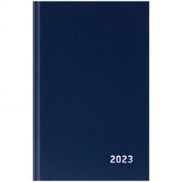 Ежедневник А5  2022г. OfficeSpace, бумвинил, синий