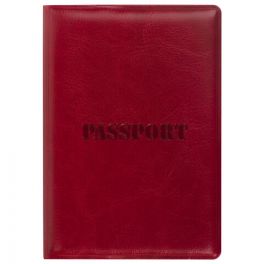 Обложка д/паспорта STAFF  Паспорт, бордовая