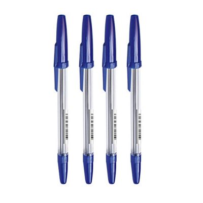Ручка шар.  Стамм 111 Офис, синяя 0.7-1.0мм, корп. прозр. (50/250)