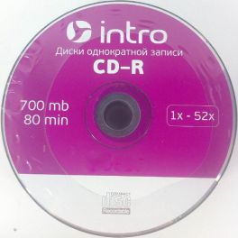 CD-R  Intro 52x 700mb (100)