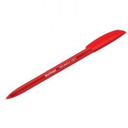 Ручка шар.  Berlingo Triangle 100T, красная  0.7мм, трехгр.корпус, игольч.стержень (30)