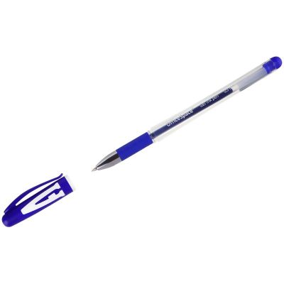 Ручка гел. OfficeSpace «A-gel» синяя, 0.5, грип