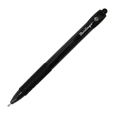 Ручка шар. автом. Berlingo Classic Pro, черная 0.7мм (12)