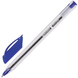 Ручка шар. масл. Brauberg Extra Glide  синяя 1.0/0,5мм, трехгранная. (12)