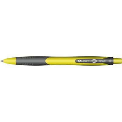 Ручка шар. автом. Lamark Eye, синяя 0.5мм, желтый  корпус с рез.держ. (50)