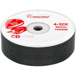 CD-RW  Smartbuy , 4-12х  (50)