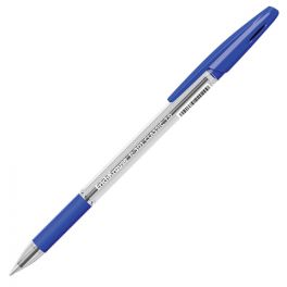 Ручка шар.  Erich Krause R-301 Grip, синяя 1.0/0,5мм, резиновый держатель  (50)