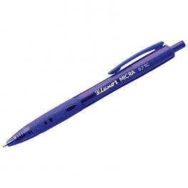 Ручка шар. автом. Luxor  Micra  синяя, 0,7мм, грип