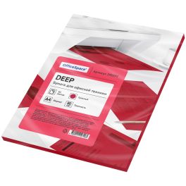 Бумага  А4   80г/м2,  OfficeSpace deep Red / Красный, 50л