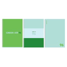 Тетрадь  А4  гребень  96л кл  BG «Green air»