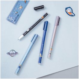 Ручка  Пиши-стирай  гел. Meshu «Space Adventure» синяя, 0,5мм, корпус ассорти