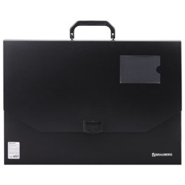Папка - портфель А3 BRAUBERG «ПОРТФОЛИО»,(445×310×30 мм), черная