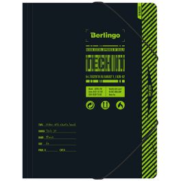 Папка на резинке Berlingo «Tech it» А4, 600мкм, с рисунком