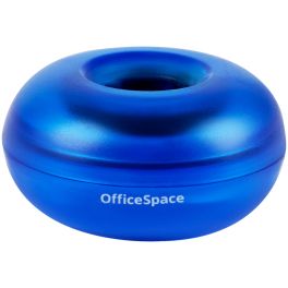 Контейнер д/скрепок OfficeSpace ,магнитная,без скрепок, тонир. синяя