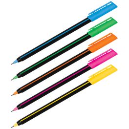 Ручка шар. Luxor «Stick Soft Touch» синия, 0,7мм, грип, ассорти (50)