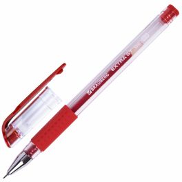 Ручка гел.  BRAUBERG EXTRA GT NEEDLE, красная, 0,5/0,35, игольч. стерж (12)