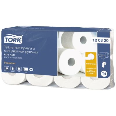 Туалетная бумага 2-х слойная TORK Universal Premium  8шт/упак.(12шт/уп)