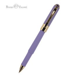 Ручка шар.  Bruno Visconti Monaco, синяя 0.5мм, корпус лавандовый (12)
